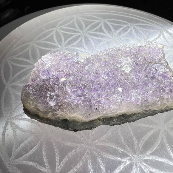 Amethyst Crystal Druzy Cluster (#3)‎ - Picture 3 of 14